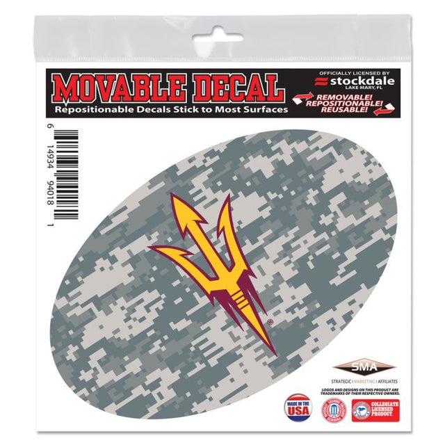 Arizona State Sun Devils CAMO All Surface Decal 6" x 6"