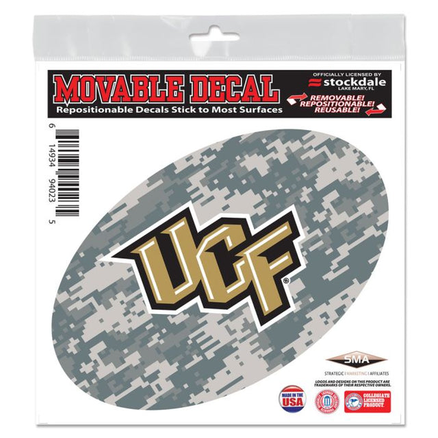 Calcomanía para todas las superficies UCF Knights CAMO de 6" x 6"