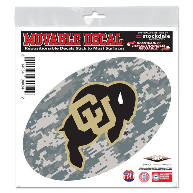 Colorado Buffaloes CAMO All Surface Decal 6" x 6"