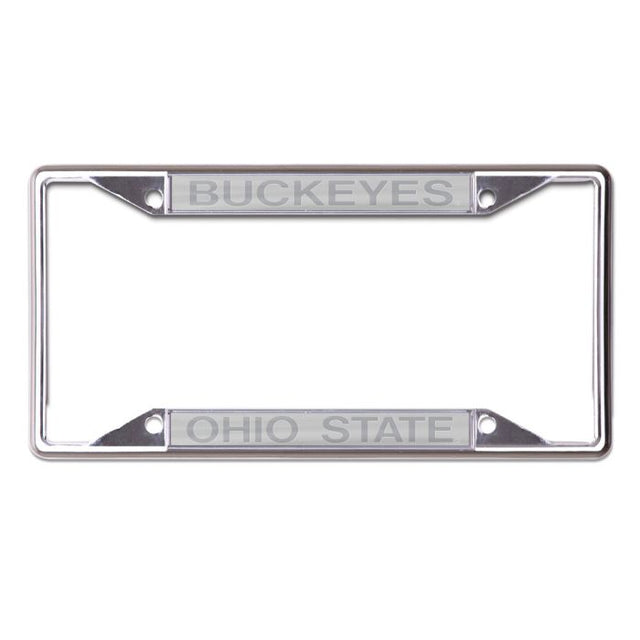 Ohio State Buckeyes FROSTED Lic Plt Frame S/S Printed