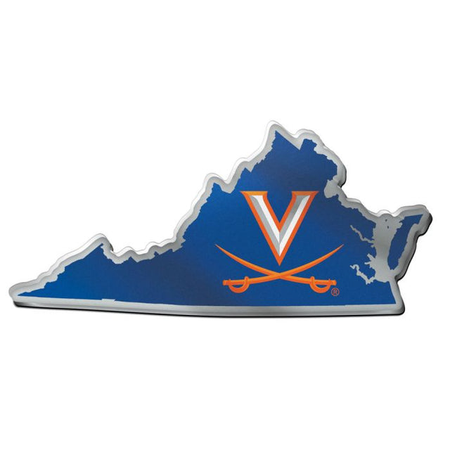 Emblema acrílico para automóvil de los Virginia Cavaliers