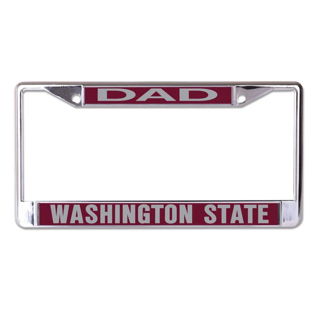 Washington State Cougars Lic Plt Frame S/L Printed