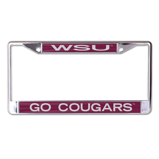 Washington State Cougars Lic Plt Frame S/L Printed