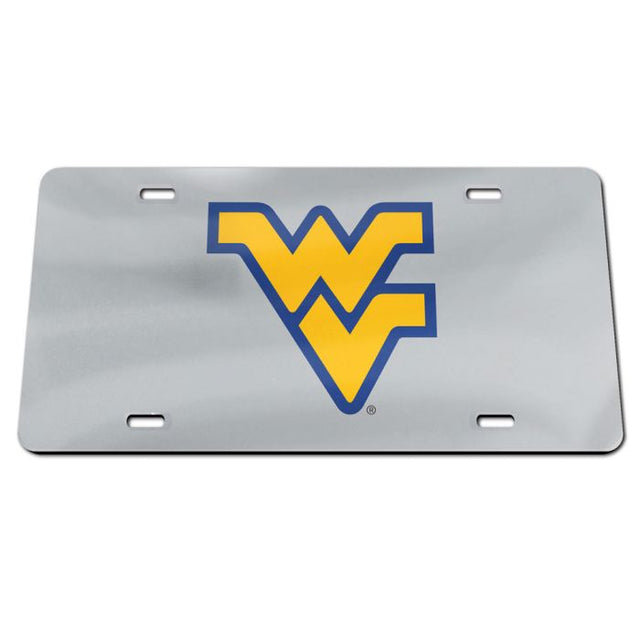 Placas de matrícula clásicas de acrílico de los Mountaineers de West Virginia