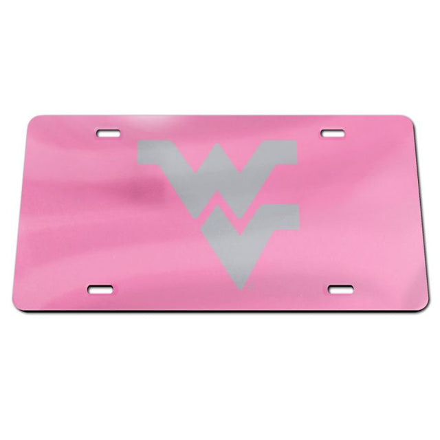 West Virginia Mountaineers Acrylic Classic License Plates