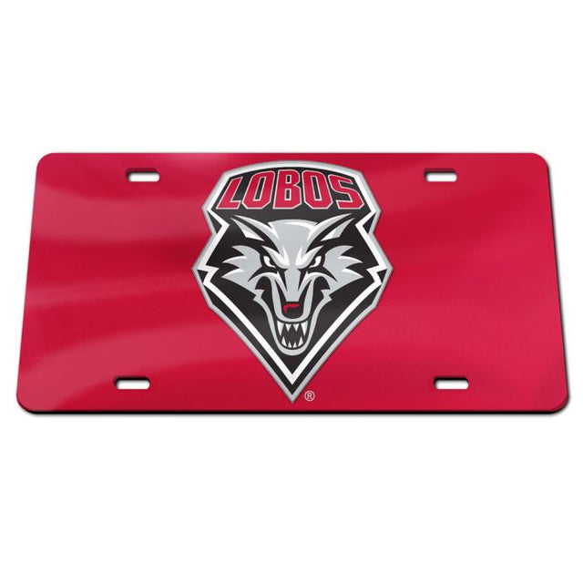 New Mexico Lobos Specialty Acrylic License Plate