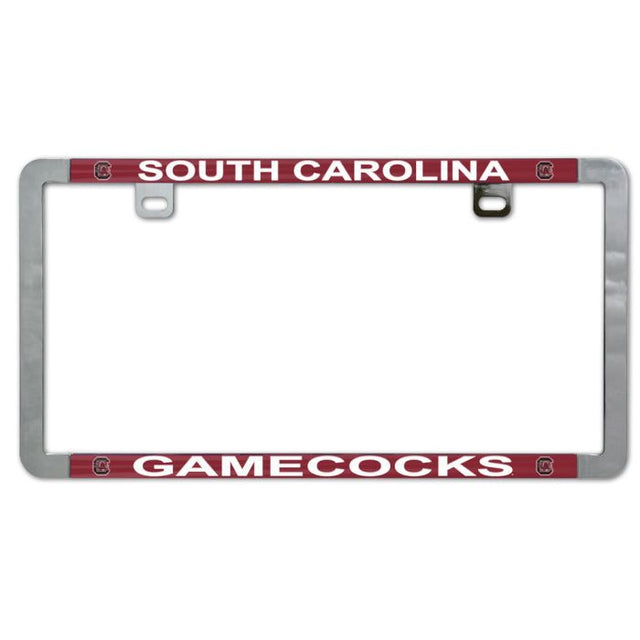 South Carolina Gamecocks Metal Lic. Plate Frame Slim