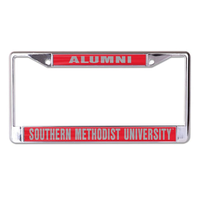 Southern Methodist Mustangs Lic Plt Frame S/L Printed