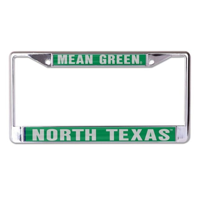 North Texas Mean Green Lic Plt Frame S/L Printed