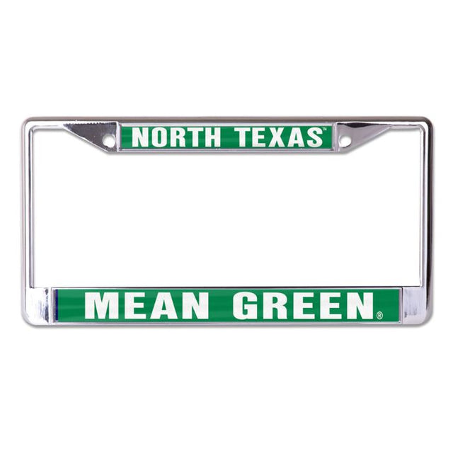 North Texas Mean Green Lic Plt Frame S/L Printed