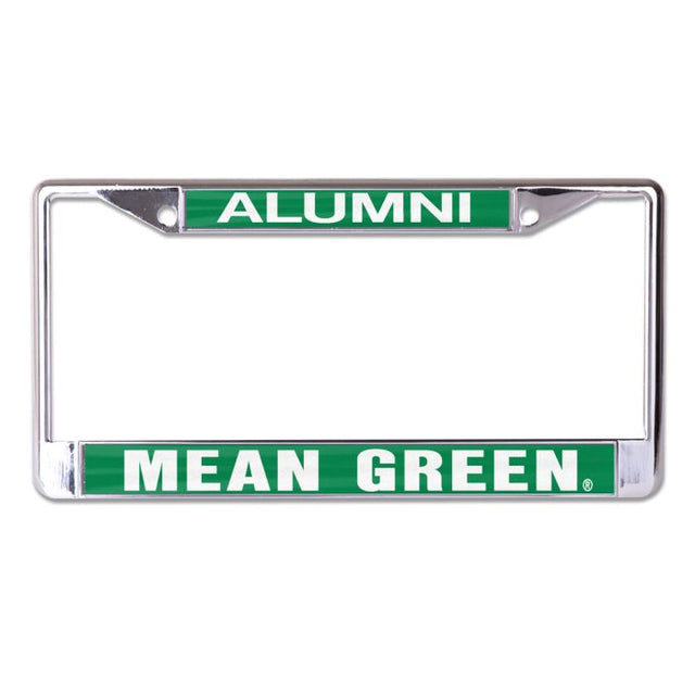 North Texas Mean Green Lic Plt Frame S/L Printed