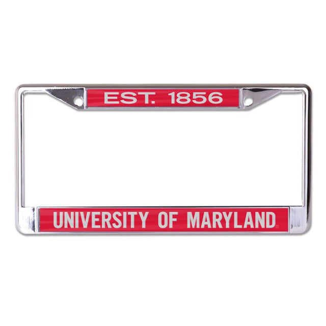 Maryland Terrapins Lic Plt Frame S/L Printed