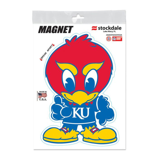 Imanes para exteriores de los Kansas Jayhawks, 5" x 7"