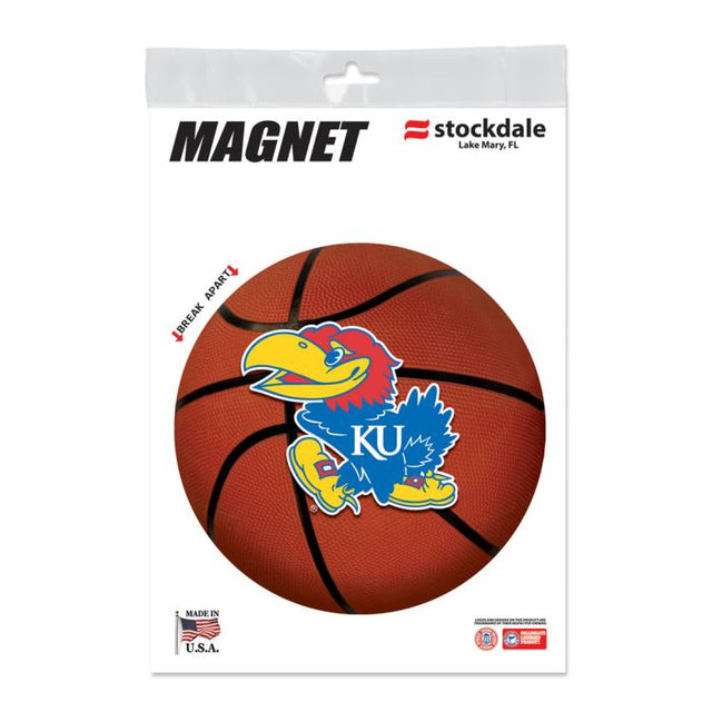 Imanes para exteriores de los Kansas Jayhawks, 5" x 7"