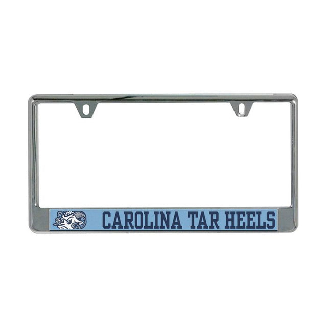 North Carolina Tar Heels MEGA Lic Plate Frame B/O Printed