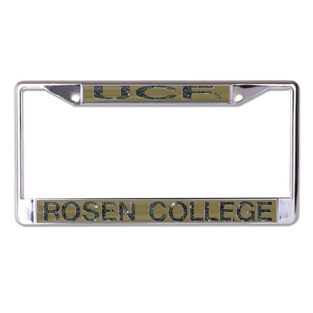 UCF Knights GLITTER LETTERS Lic Plt Frame S/L Printed