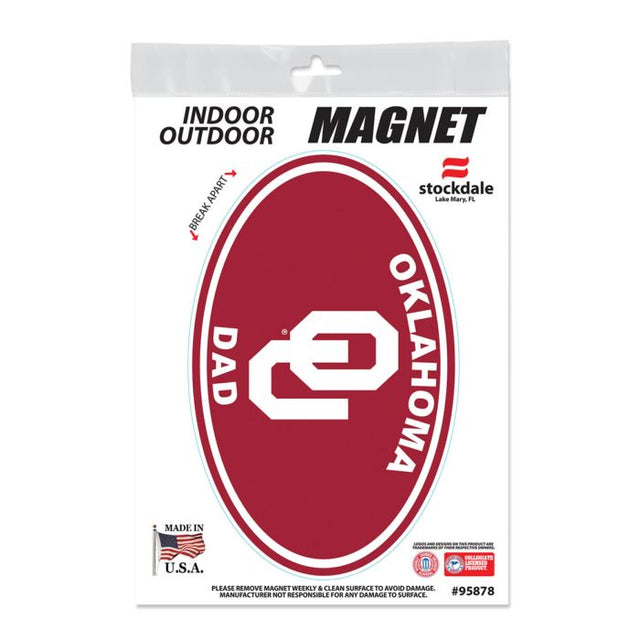 Oklahoma Sooners Outdoor Magnets 5" x 7"