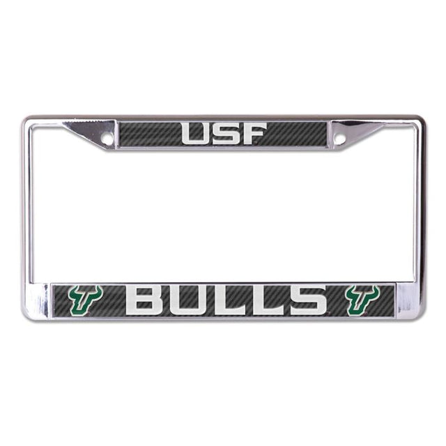 South Florida Bulls CARBON Lic Plt Frame S/L Printed