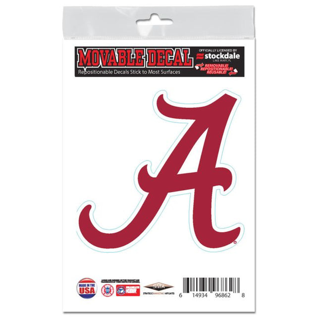 Calcomanías para todas las superficies de Alabama Crimson Tide de 3" x 5"