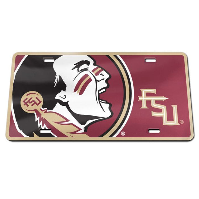 Florida State Seminoles MEGA Specialty Acrylic License Plate