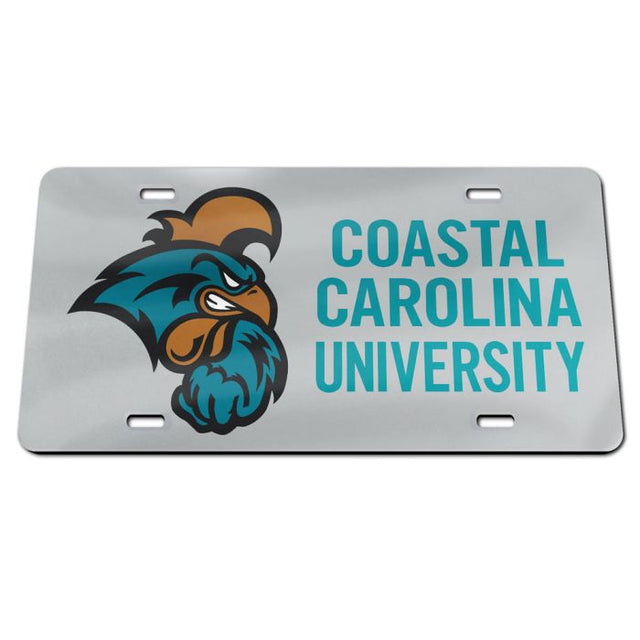 Matrícula acrílica especial de Coastal Carolina Chanticleers