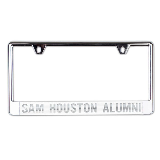 Sam Houston State Bearkats FROSTED Lic Plate Frame B/O Printed