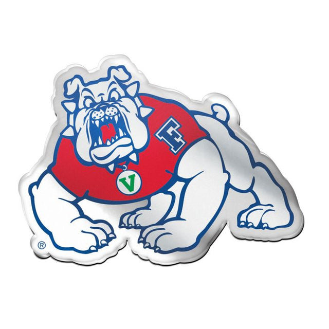 Emblema acrílico para automóvil de los Bulldogs de Fresno State