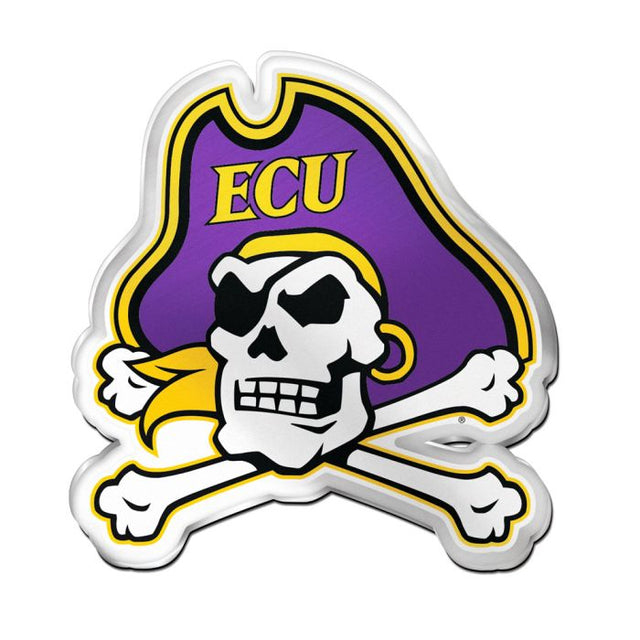 East Carolina Pirates Acrylic Auto Emblem