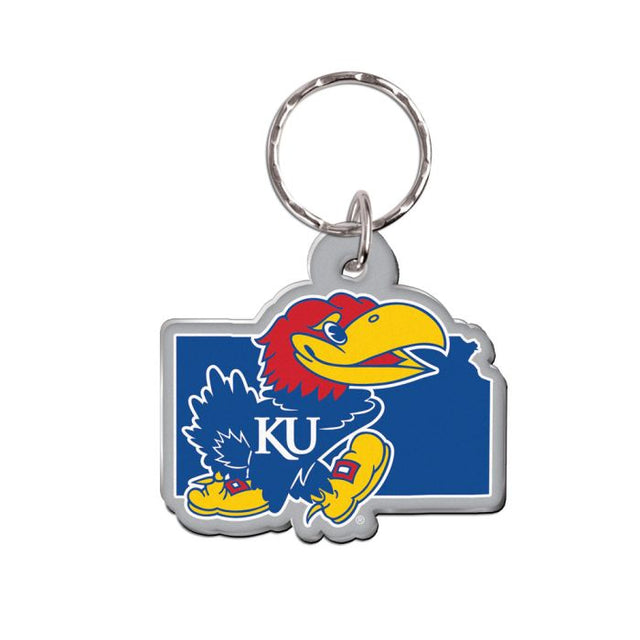 Llavero de los Jayhawks de Kansas de forma libre