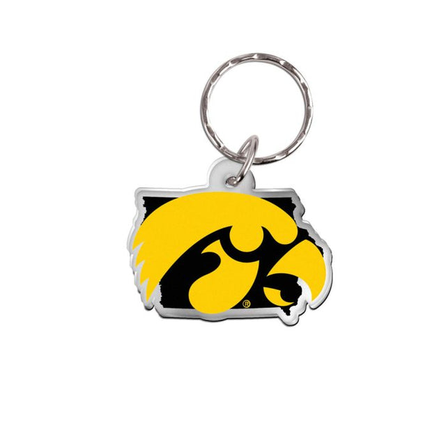 Llavero de los Iowa Hawkeyes de forma libre