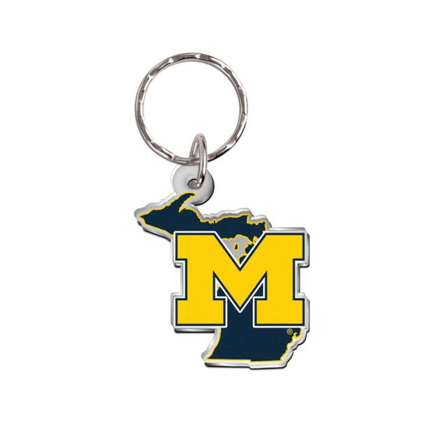 Michigan Wolverines Keychain Freeform