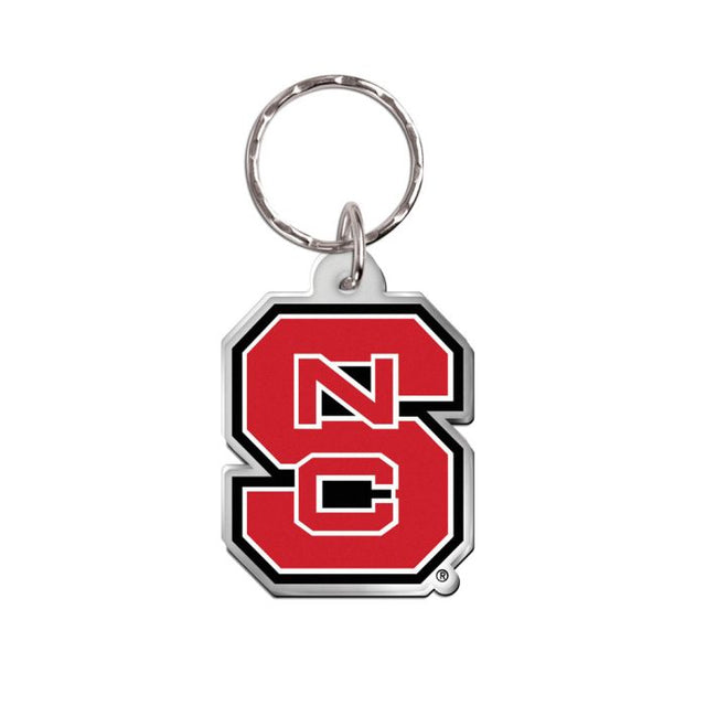 Llavero de los Wolfpack de NC State en forma de corazón