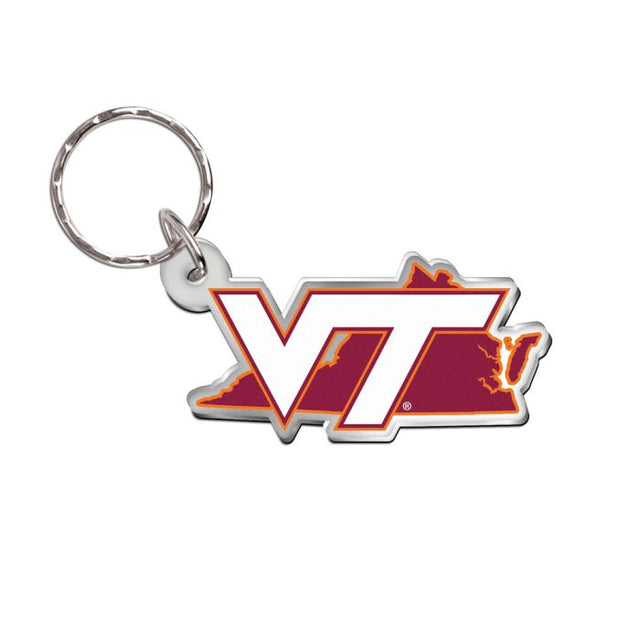 Virginia Tech Hokies Keychain Freeform