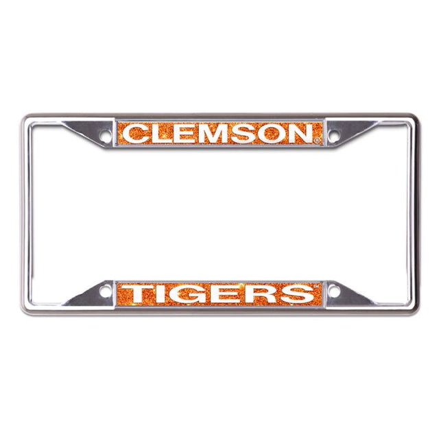 Clemson Tigers FONDO BRILLANTE Licencia Plt Marco S/C Impreso