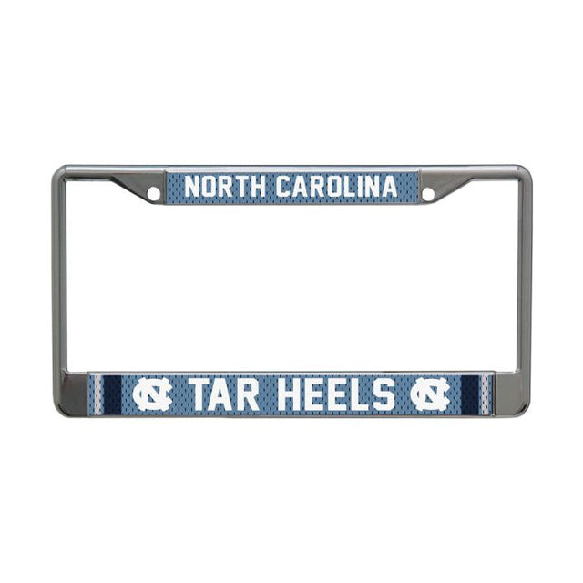 North Carolina Tar Heels JERSEY Lic Plt Frame S/L Printed