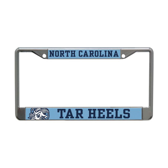 Marco de licencia MEGA Tar Heels Plt de Carolina del Norte, talla S/L, estampado