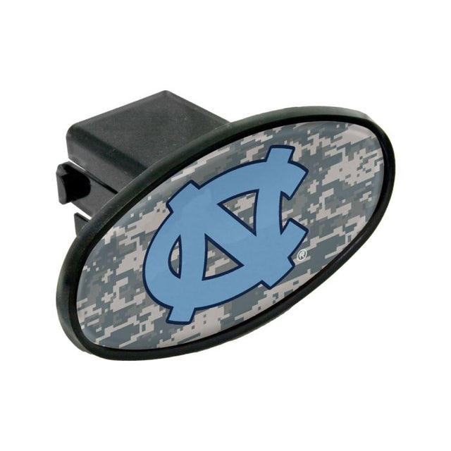 Receptor de enganche ovalado de 2" CAMO de Tar Heels de Carolina del Norte