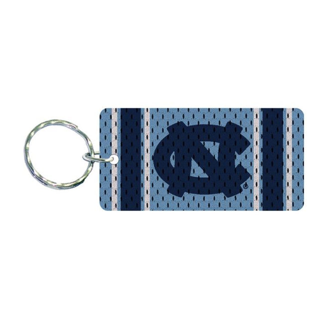 North Carolina Tar Heels JERSEY Keychain Rectangle