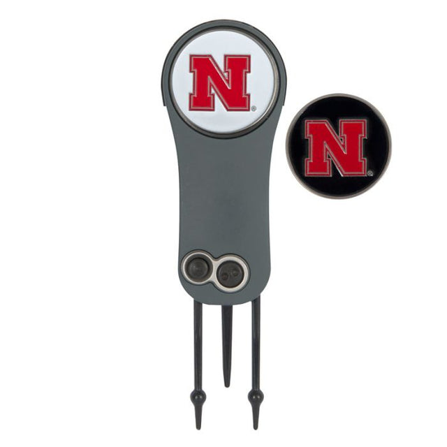 Nebraska Cornhuskers Switchblade Repair Tool &amp; Markers