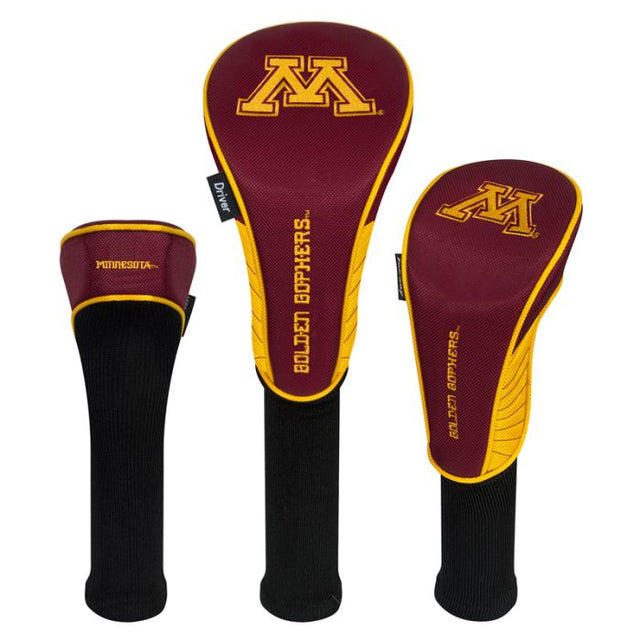 Fundas para cabeza de los Minnesota Golden Gophers: juego de tres