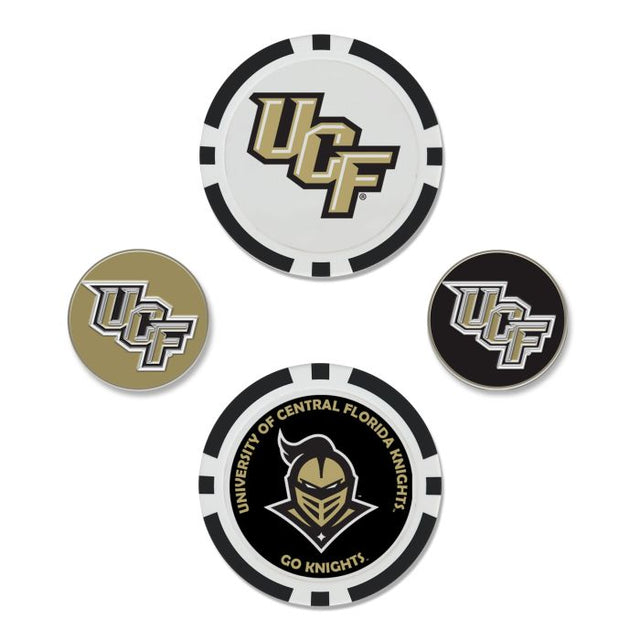 Juego de cuatro marcadores de bola de los UCF Knights