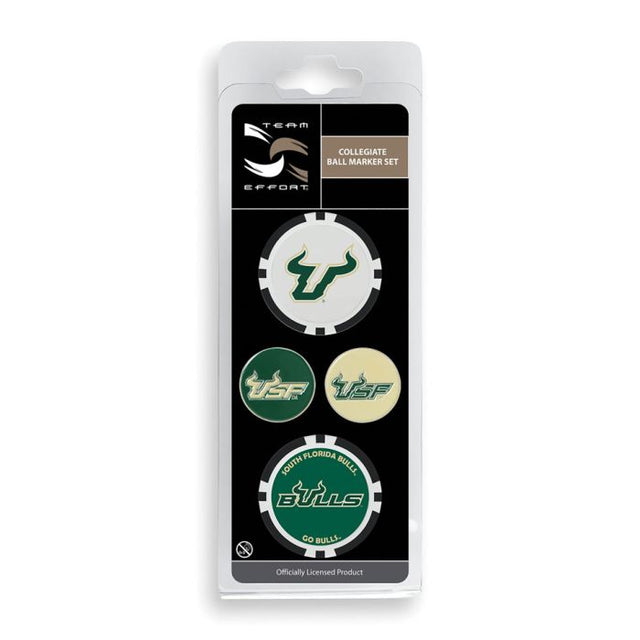 South Florida Bulls Ball Marker Set of four