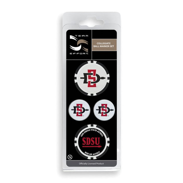 San Diego State Aztecs Ball Marker Set of four