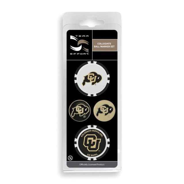 Colorado Buffaloes Ball Marker Set of four