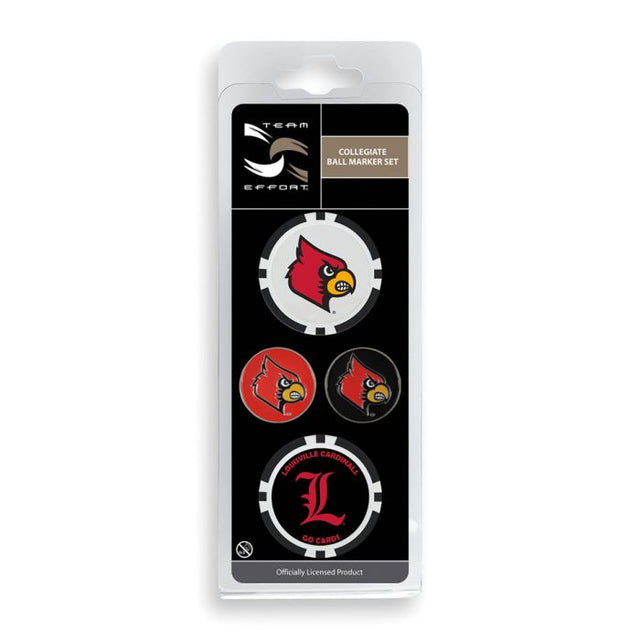 Louisville Cardinals Ball Marker Set of four