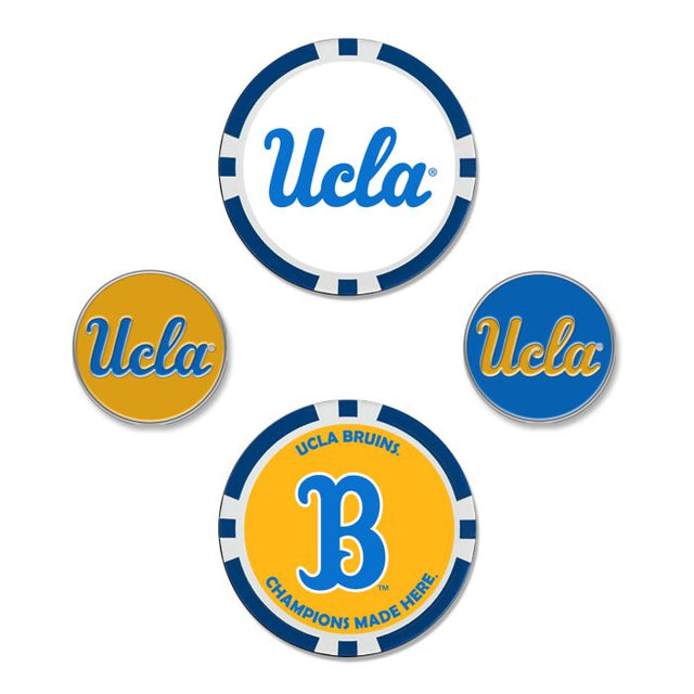 Juego de cuatro marcadores de pelota de los UCLA Bruins