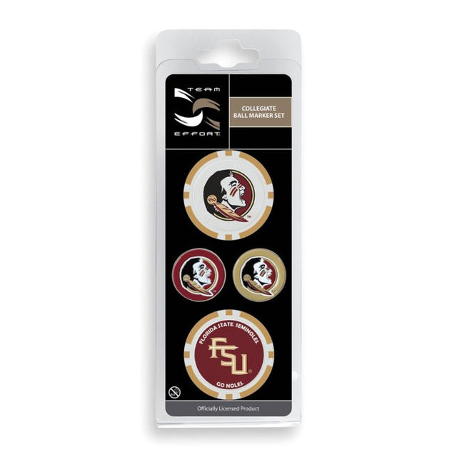 Florida State Seminoles Ball Marker Set of four