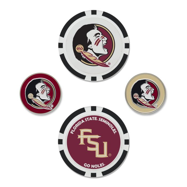 Juego de cuatro marcadores de pelota de los Florida State Seminoles