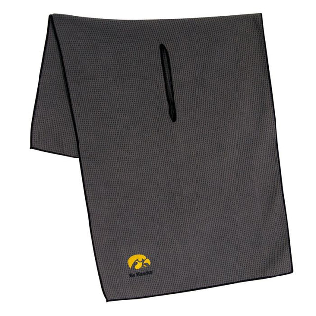 Iowa Hawkeyes Towel - Grey Microfiber 19" x 41"