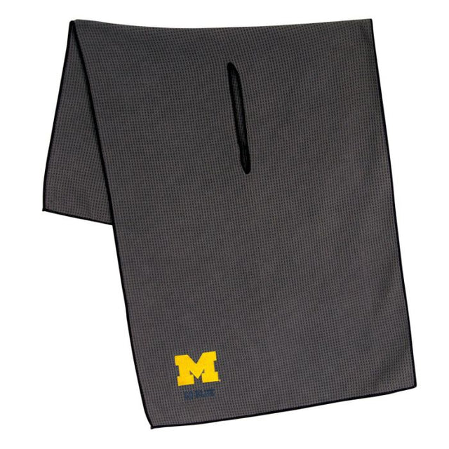 Michigan Wolverines Towel - Grey Microfiber 19" x 41"